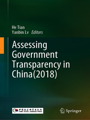 cover image of Assessing Government Transparency in China(2018)